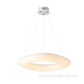 Pendant Lamp Round White Acrylic Chandelier Hanging Lamps